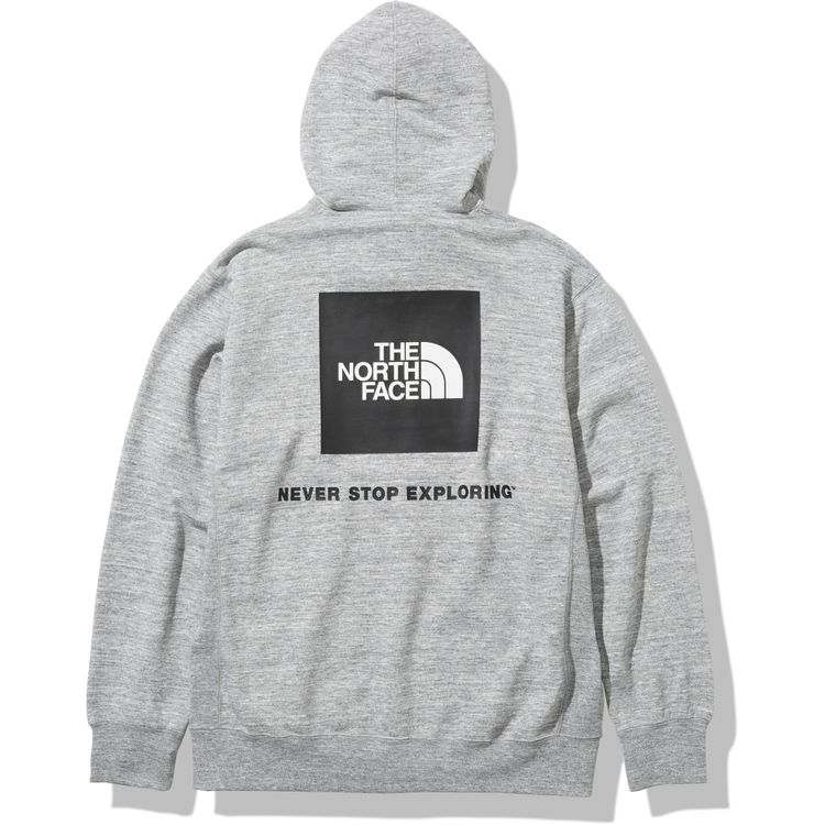 ザ・ノース・フェイス [THE NORTH FACE] バックスクエアロゴフーディー（メンズ） [Back Square Logo Hoodie]  ミックスグレー(Z) NT12142-Z